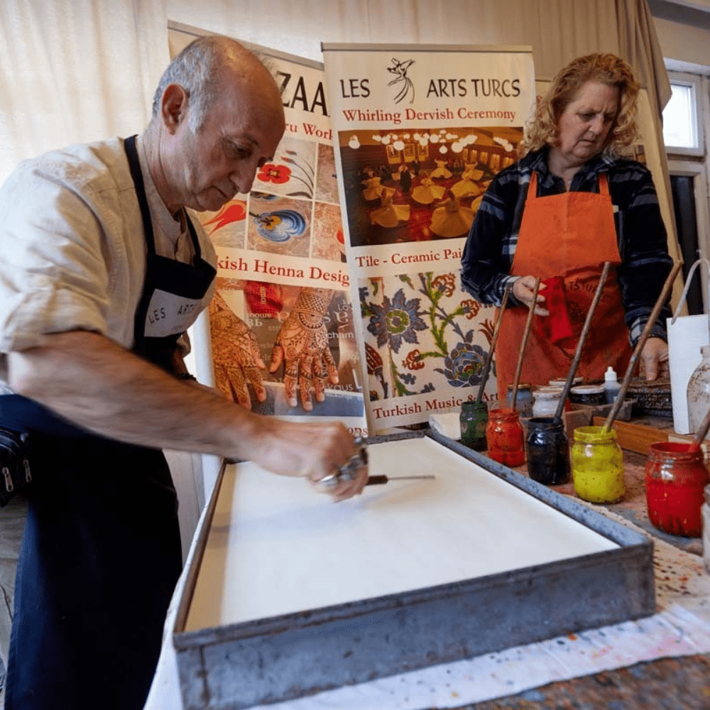 Turkish Marbling (Ebru) Workshops in Istanbul